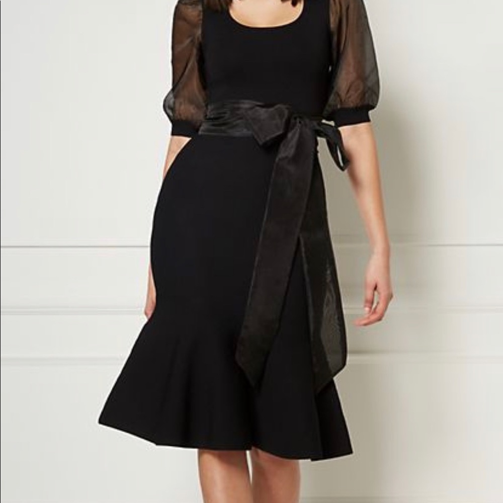 New York and company black dress by Eva Mendez xs